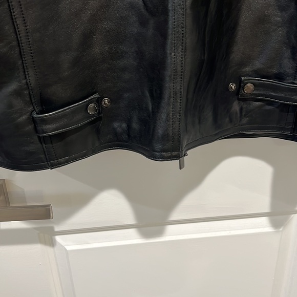 IZOD Men's Black Leather Jacket
